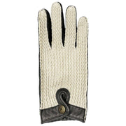 Dents The Suited Racer Hatcher Leather Driving Gloves - Black