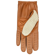 Dents The Suited Racer Hatcher Leather Driving Gloves - Cognac Tan