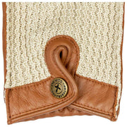 Dents The Suited Racer Hatcher Leather Driving Gloves - Cognac Tan