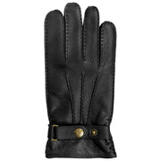 Dents Whitchurch Deerskin Leather Gloves - Black