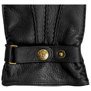 Dents Whitchurch Deerskin Leather Gloves - Black