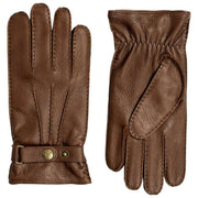 Dents Whitchurch Deerskin Leather Gloves - Walnut Brown