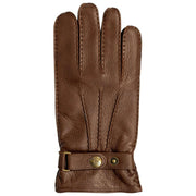 Dents Whitchurch Deerskin Leather Gloves - Walnut Brown