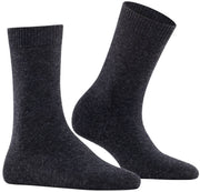 Falke Cosy Wool Socks - Anthracite Mel Grey