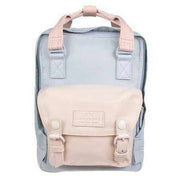 Doughnut Macaroon Mini Nature Pale Series Backpack - Raindrop Blue/Hazy Cream