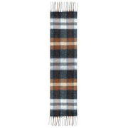 dents-plaid-check-blanket-scarf---charcoal-greychocolate-brown-34492582
