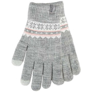 totes-toasties-fair-isle-stretch-knitted-smartouch-gloves---grey-34518224