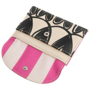 caroline-gardner-mono-linked-hearts-card-holder-coin-purse---blackcream-35903536