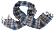 Locharron of Scotland Holyrood Modern Lambswool Scarf - Blue/Navy/White