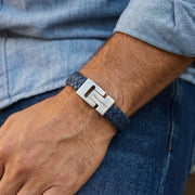 steel-barnett-harrison-thick-braided-leather-bracelet---jeans-blue-35896356