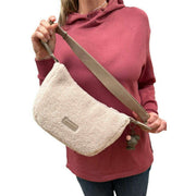 david-jones-faux-fur-sling-bag---beige-34510978