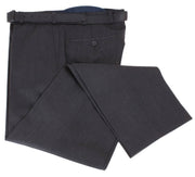 BRUHL Robert Classic Wool Mix Smart Trousers - Anthracite Grey