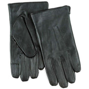 isotoner-smartouch™-water-repellent-3-point-leather-gloves---black-34518352