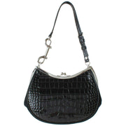 vivienne-westwood-embossed-croc-charm-frame-purse---black-35446833