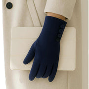 isotoner-thermal-smartouch™-button-gloves---navy-34518325