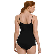 hanro-cotton-seamless-v-neck-spaghetti-top---black-35927984