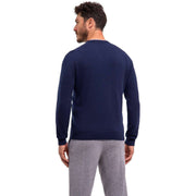 falke-pure-cashmere-v-neck-sweater---space-blue-35072842