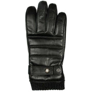 dents-skipton-knitted-cuff-stitch-detail-leather-gloves---black-34490442