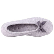 isotoner-terry-ballerina-slippers---grey-34523047
