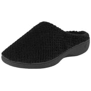 isotoner-popcorn-terry-mule-slippers---black-34523087