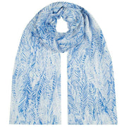 dents-feather-print-lightweight-scarf---blue-34437263
