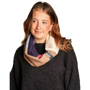 zelly-faux-leather-detail-loop-snood---bluepinkbeige-35071985
