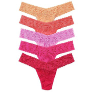 hanky-panky-signaure-lace-low-rise-5-pack-thong---couragous-coralenchanted-roseintuition-pink-34944782