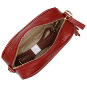 Elie Beaumont Crossbody Bag - Oxblood Red