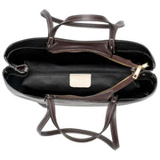 Elie Beaumont Origami Tote Bag - Dark Chocolate Brown