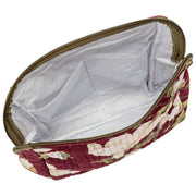 Elie Beaumont Serendipity Velvet Vanity Bag - Burgundy Magnolia