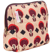 Elie Beaumont Serendipity Velvet Vanity Bag - Coffee Geo Tulip Brown