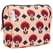 Elie Beaumont Serendipity Velvet Vanity Bag - Coffee Geo Tulip Brown