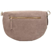 Elie Beaumont Suede Large Sling Bag - Mink Beige