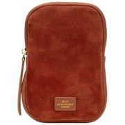 Elie Beaumont Suede Phone Bag - Tan