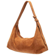 Elie Beaumont Suede Slouch Bag - Tan