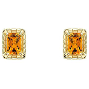 elements-gold-detailed-octagon-citrine-9ct-gold-earrings---goldorange-35460990