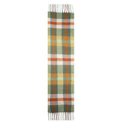 dents-plaid-check-blanket-scarf---olive-greenorange-34492575