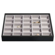 stackers-classic-set-of-4-jewellery-box---black-raffia-34944360