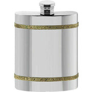 english-pewter-company-6oz-celtic-brass-band-flask---silvergold-34472399