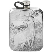 english-pewter-company-6oz-embossed-stag-pewter-purse-flask---silver-34432828