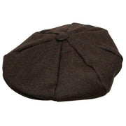 dents-langford-abraham-moon-plain-tweed-newsboy-cap---brown-34490456