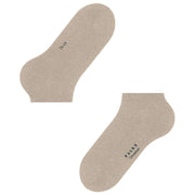 Falke Climawool Sneaker Socks - Pebble Mel Beige