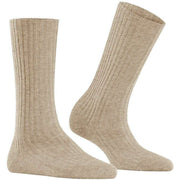 Falke Cosy Wool Boot Socks - Beige Mel