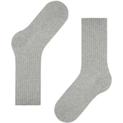 Falke Cosy Wool Boot Socks - Light Heather Grey