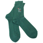 Falke Cosy Wool Ho Ho Ho Socks - Green