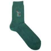 Falke Cosy Wool Ho Ho Ho Socks - Green