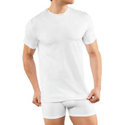 Falke Daily Comfort Crew Neck 2 Pack T-Shirt - White