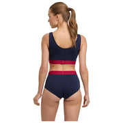 Falke Daily Comfort Print 2-Pack Bustier Bralette - Black/Red