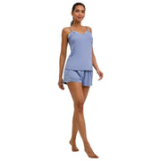 Falke Delicate Touch Chemise Top - Blue Steel