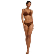 Falke Delicate Touch High Apex Bra - Deer Brown